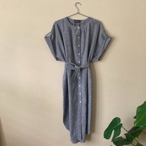 frankie shop black & white gingham dress / one-size / $230